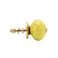 Rasiya Art Drawer Knobs Handmade Ceramic Dresser Pull Handle Kitchen Cabinets Countryside Farmhouse Boho Decor Furniture Hardware Yellow Crackle Pack of 4