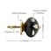 Rasiya Art Dresser Knobs Countryside Handmade Ceramic Drawer Handle Kitchen Cabinets Cupboard Wardrobe Pulls Farmhouse Boho Furniture Hardware Black Heart Pack of 4