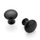 Ravinte 10 Pack Matte Black Round Zinc Cabinet Knobs for Kitchen Bathroom Closet Dresser Cabinets