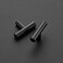 Ravinte 3 Pack Black T Bar Cabinet Knobs 2 Inch Dresser Knobs Matte Black Single Hole Drawer Knobs Cabinet Handles