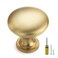 Ravinte 30 Pack Gold Cabinet Hardware Zinc Cabinet Door Knobs Drawer Knobs Kitchen Cabinet Knobs Gold Dresser Drawer Handles Brushed Brass Drawer Pulls