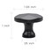 Ravinte 30 Pack Matte Black Round Cabinet Hardware KnobsSolid Zinc Alloy Single Hole Drawer Pulls Dresser Knobs for KitchenBathroom Furniture