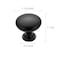 Ravinte 50 Pack Kitchen Cabinet Knobs Dresser Knobs Drawer Matte Black Zinc Drawer Pulls Door Dresser Handles for Dresser and Cupboard
