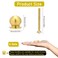 Vin Beauty Round Solid Brass Cabinet Knobs 4 Pcs 12 Inch12mm Mini Round Solid Brass Knobs Brass PullsJewelry Box Drawer Pulls Suitable for Jewelry Boxes DrawersGold