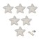 SeeRaphee Ceramic Cabinet Handles Dresser Knobs Drawer Pulls for Kids Room Door Handles Cupboard Knobs Lovely Starfish Shape 6 Pack White