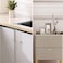 SHINY HANDLES Glass Cabinet Knobs Brushed NickelCrystal Pulls and Knobs for Dresser DrawerKitchen Cabinet Knobs Oval4 Pack