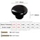 Sinyiol 15 Large Mushroom Shape Glossy Ceramic Cabinet Knobs 10Pcs Round Shape Cute Ceramic Drawer Knobs Kids Child Pulls Handles for Dressers Cupboard Wardrobe Dia 15inch Black Dia 15