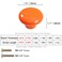 Sinyiol 15 Large Mushroom Shape Glossy Ceramic Cabinet Knobs 10Pcs Round Shape Cute Ceramic Drawer Knobs Kids Child Pulls Handles for Dressers Cupboard Wardrobe Dia 15inch Orange Dia 15