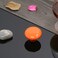 Sinyiol 15 Large Mushroom Shape Glossy Ceramic Cabinet Knobs 10Pcs Round Shape Cute Ceramic Drawer Knobs Kids Child Pulls Handles for Dressers Cupboard Wardrobe Dia 15inch Orange Dia 15