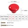 Sinyiol 15 Large Mushroom Shape Glossy Ceramic Cabinet Knobs 10Pcs Round Shape Cute Ceramic Drawer Knobs Kids Child Pulls Handles for Dressers Cupboard Wardrobe Dia 15inch Red Dia 15