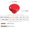 Sinyiol 15 Large Mushroom Shape Glossy Ceramic Cabinet Knobs 10Pcs Round Shape Cute Ceramic Drawer Knobs Kids Child Pulls Handles for Dressers Cupboard Wardrobe Dia 15inch Red Dia 15