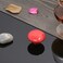 Sinyiol 15 Large Mushroom Shape Glossy Ceramic Cabinet Knobs 10Pcs Round Shape Cute Ceramic Drawer Knobs Kids Child Pulls Handles for Dressers Cupboard Wardrobe Dia 15inch Red Dia 15