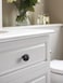 SORWDUERM 5 Pack Black Cabinet Knobs Kitchen Dresser Pulls Drawers Cupboard Bathroom Furniture Hardware Dresser Knob Round Cabinet Knob Decorative Cabinet Handles Solid Zinc Alloy