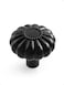 SORWDUERM 5 Pack Black Cabinet Knobs Kitchen Dresser Pulls Drawers Cupboard Bathroom Furniture Hardware Dresser Knob Round Cabinet Knob Decorative Cabinet Handles Solid Zinc Alloy
