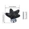 Brosay Starfish Drawer Knobs Coastal Kitchen Cabinet Knobs Beach Themeb Knob Ceramic Dresser Pulls and Handles for Dresser Cupboard Wardrobe Cabinet Handle Black