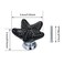 Brosay Starfish Drawer Knobs Coastal Kitchen Cabinet Knobs Beach Themeb Knob Ceramic Dresser Pulls and Handles for Dresser Cupboard Wardrobe Cabinet Handle Black