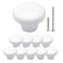 suiwotin Suiwotin 10pcs White Ceramic Cabinet Knobs Round Decorative Drawer Pulls for Closet Cupboard Furniture