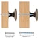 SWZHAI 8 Pcs White Cabinet Knobs Round Dresser Knob Kitchen Drawer Knobs Single Hole Cupboard Door Knob Dresser Drawer Pulls Handles