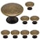 SWZHAI 8 Pcs White Cabinet Knobs Round Dresser Knob Kitchen Drawer Knobs Single Hole Cupboard Door Knob Dresser Drawer Pulls Handles