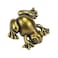 Tighall Zinc Alloy Frog Cabinet Knobs Cute Cartoon Drawer Cupboard Pull Single Hole Hardware Handles Decorative Furniture Knobs for Dresser Wardrobes Brass