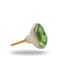 TRINCA-FERRO TRINCAFERRO Set of 6 Green Ceramic Crystal Stone Jordan Door Knobs for Wardrobe Dresser Drawers Natural Stone Cabinet Knobs for Kitchen Bedroom Bathroom Gem Stone Drawer Knobs for Home De