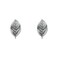 Tsnamay 2Pcs Cabinet Handle Leaf KnobsAntique Realistic Leaf Single Hole Cabinet Handle Hardware Drawer Single Hole Handle for Wardrobe Cupboard Closets CupboardRetro Silver