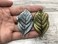 Tsnamay 2Pcs Cabinet Handle Leaf KnobsAntique Realistic Leaf Single Hole Cabinet Handle Hardware Drawer Single Hole Handle for Wardrobe Cupboard Closets CupboardRetro Silver