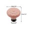 TTZEZE 10 Pack Ceramic Knobs Decorative Knob Drawer Cabinet Cupboard Closet Dresser Bookcase Shelf Pull Handle Knobs Furniture Decorative Pull Tool with Mounting Screws Pink