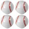 Tverghvad Baseball Dresser Knobs 4 Pack Baseball Decor Drawer Knobs Ball Sport Knobs for Kids Boys Dresser DrawerCabinetCloset Door White