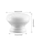 Uenhoy 20 Pcs Round Wooden Cabinet Knobs 1516 24mm White Wooden Pulls Mushroom Shape Wood Knobs for Cabinet Dresser Drawer