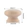 Uenhoy 30 Pcs Round Wooden Cabinet Knobs 118 28mm Unfinished Wooden Pulls Mushroom Shape Wood Knobs for Cabinet Dresser Drawer