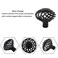 Unlorspy 6 Pcs Black Round Birdcage Cabinet Knobs 46mm181 Diameter Drawer Pulls Single Hole Iron Handles With Mounting Screws 181x17DiaxH