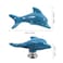 Uonlytech European Style Dolphin Ceramic Cabinet Handles 2 Pack 234X1X1 Inches Durable Drawer Pulls for Kitchen Bathroom Furniture Decor