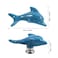 Uonlytech European Style Dolphin Ceramic Cabinet Handles 2 Pack 234X1X1 Inches Durable Drawer Pulls for Kitchen Bathroom Furniture Decor