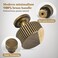 Urnew 2 Pack Antique Brass Kitchen Cabinet Knobs Vintage Solid Brass Dresser Drawer Pulls 11inch Diameter Furniture Handles for Cupboard Wardrobe VanityCloset