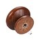 uxcell Round Wood Knobs10Pcs 35mm Dia Cabinet Furniture Kitchen Pulls Handles for Drawer Cupboard Brown