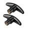uxcell T Knob Drawer Cabinet Handle M8 Diameter Metal Insert Female Thread Black 2 Pcs