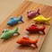 Wannianmu 10 Pack Blue Goldfish Cabinet Pulls Vintage Cabinet Knob Handle Drawer Pull Animal Dresser Knob Cupboard Pulls