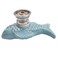 Wannianmu 10 Pack Blue Goldfish Cabinet Pulls Vintage Cabinet Knob Handle Drawer Pull Animal Dresser Knob Cupboard Pulls
