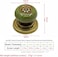 Wannianmu 10 Pack Retro Ceramic Knobs Vintage Dresser Leopard Kitchen Petal Cabinet Pulls Rustic Zinc Alloy Base Backplate Cupboard Wardrobe Drawer Door Handles Leopard Print Green