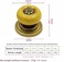 Wannianmu 10 Pack Retro Ceramic Knobs Vintage Dresser Leopard Kitchen Petal Cabinet Pulls Rustic Zinc Alloy Base Backplate Cupboard Wardrobe Drawer Door Handles Leopard Print Yellow
