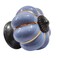 Wannianmu 10 Pack Vintage Ceramic Pumpkin Cabinet Knobs Kitchen Cabinet Drawers Dresser Cupboard Pull Handles Door Pulls with 5 Kinds of Screws Lake Blue