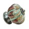 Wannianmu 10 Pack Vintage Ceramic Pumpkin Cabinet Knobs Kitchen Cabinet Drawers Dresser Cupboard Pull Handles Door Pulls with 5 Kinds of Screws Leopard Print Blue