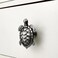 Wannianmu 2 Pack Sea Turtles Shape Metal Dresser Drawer Cabinet Knobs Pulls Handles Home Bathroom Beach Nautical Coastal Animal DecorAncient tin