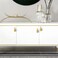 Wannianmu 2 Pcs Leaf Shape Solid zinc Alloy Cabinet Pulls Handles KnobsHeavy Solid Leaves Tree Branch Drawer Knobs pulls Handles for Door Gold
