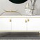 Wannianmu 2 Pcs Leaf Shape Solid zinc Alloy Cabinet Pulls Handles KnobsHeavy Solid Leaves Tree Branch Drawer Knobs pulls Handles for Door Gold