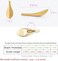 Wannianmu 2 Pcs Leaf Shape Solid zinc Alloy Cabinet Pulls Handles KnobsHeavy Solid Leaves Tree Branch Drawer Knobs pulls Handles for Door Gold