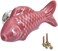 Wannianmu 4 Pack Purple Goldfish Cabinet Pulls Vintage Cabinet Knob Handle Drawer Pull Animal Dresser Knob Cupboard Pulls