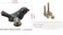 Wannianmu 4Pack Grey Cute Bird Design Cabinet Door Knobs Ceramic Drawer Knobs with Mounting Screws Vintage Cupboard Pull Handle