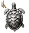 Wannianmu 5 Pack Sea Turtles Shape Metal Dresser Drawer Cabinet Knobs Pulls Handles Home Bathroom Beach Nautical Coastal Animal DecorAncient tin